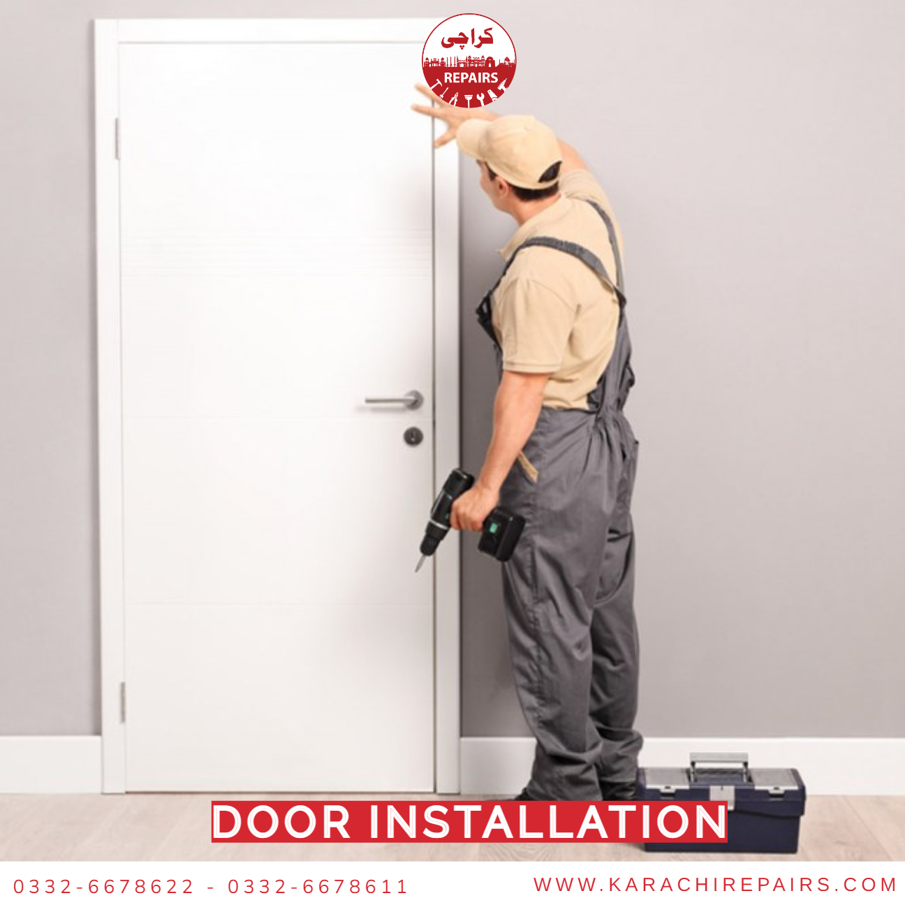 Professional Wooden Door Installation and Carpentry Services in Karachi