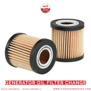 Generator Oil Filter Change