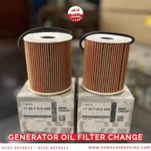 Generator Oil Filter Change