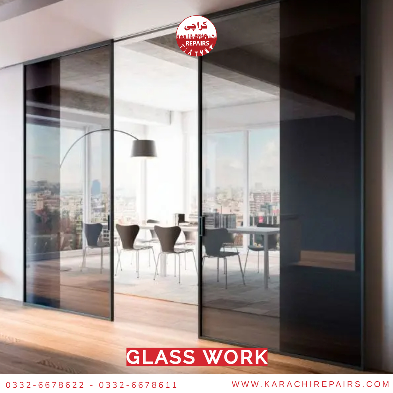 Glass Work – Karachi Repairs