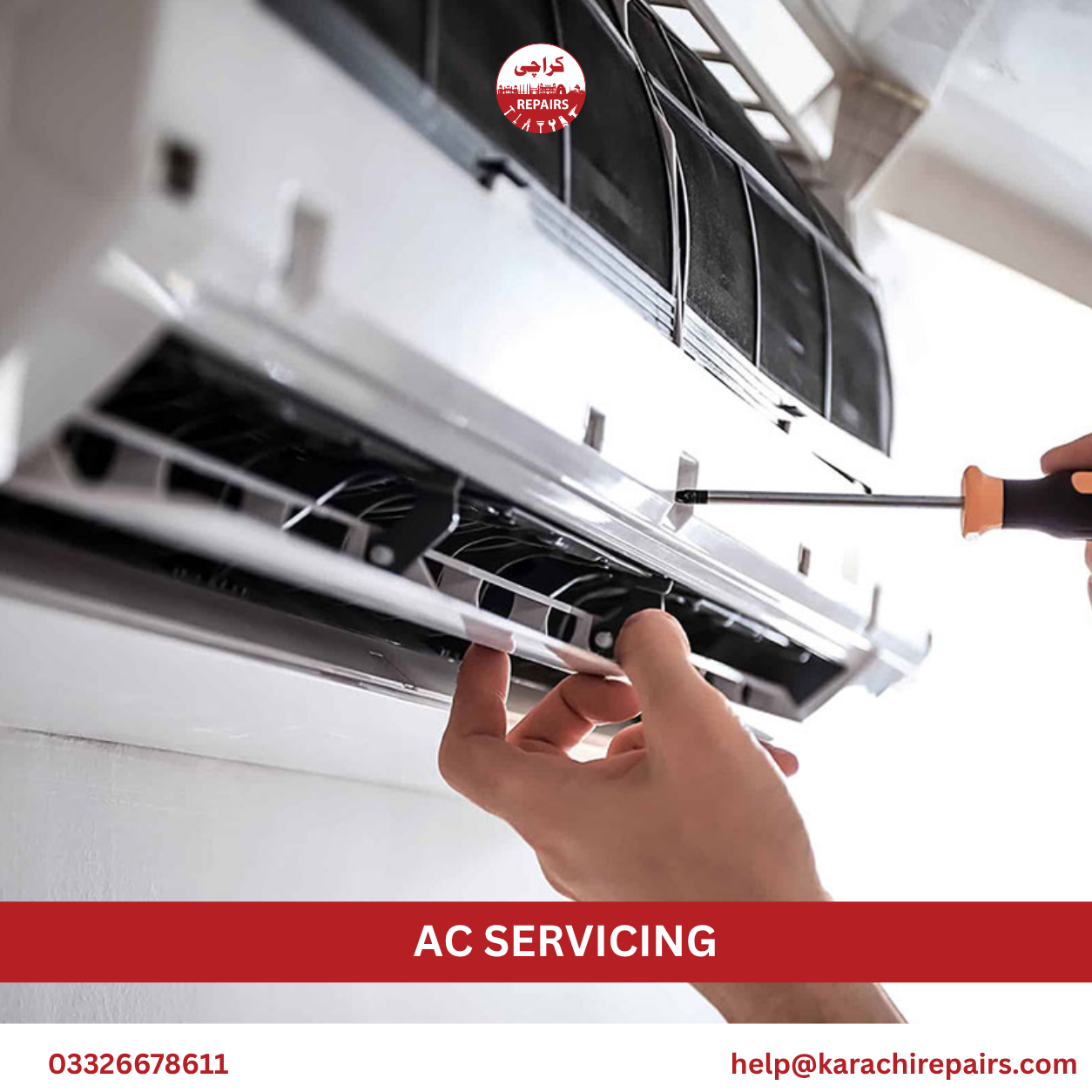 AC Servicing (Chemical Wash) in Karachi by Karachi Repairs