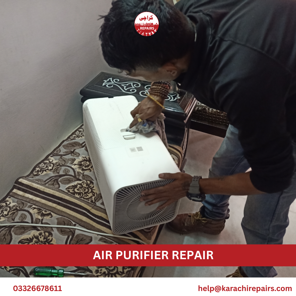 Different brands of air purifiers repaired by Karachi Repairs