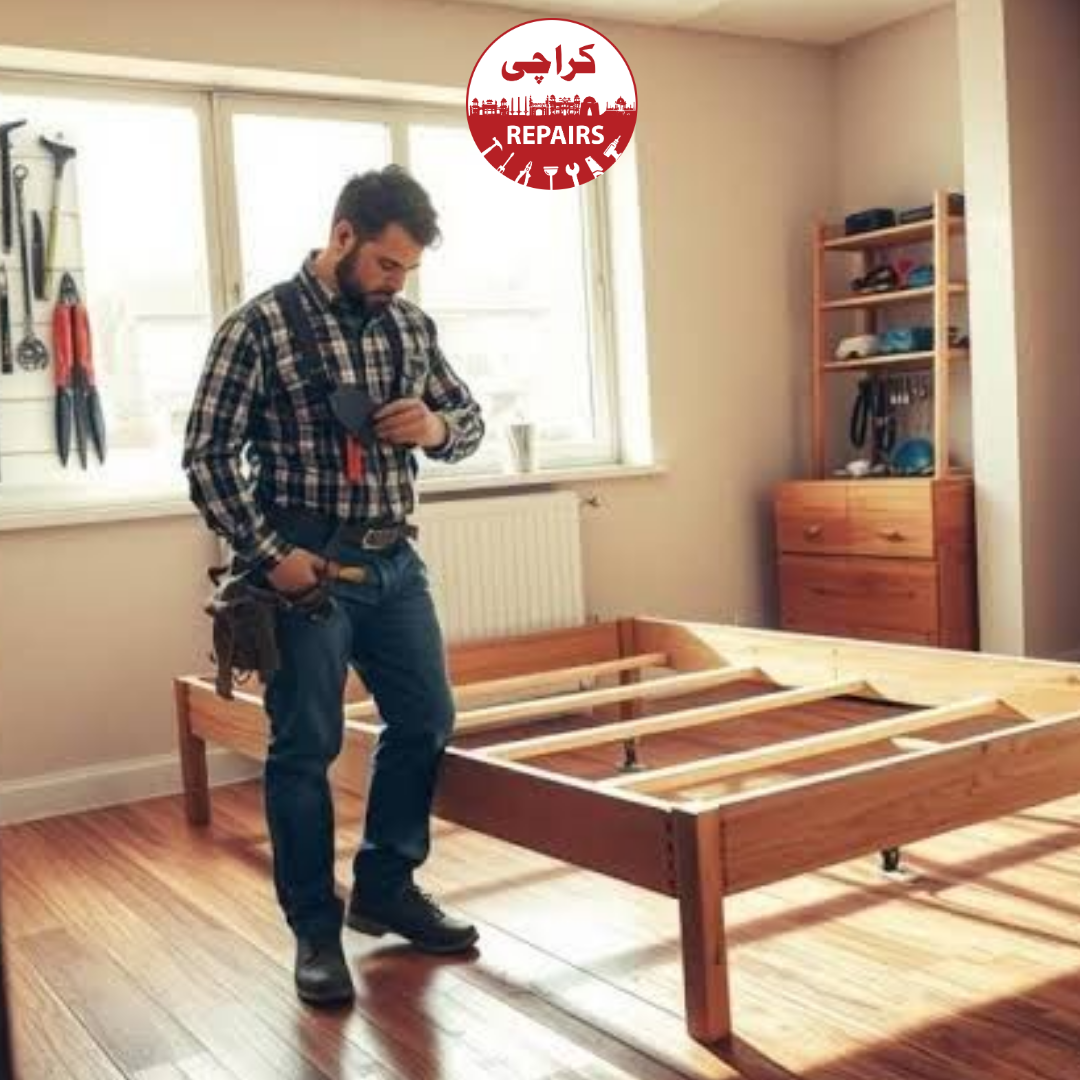 Call Karachi Repairs for professional bed frame repair and carpentry services