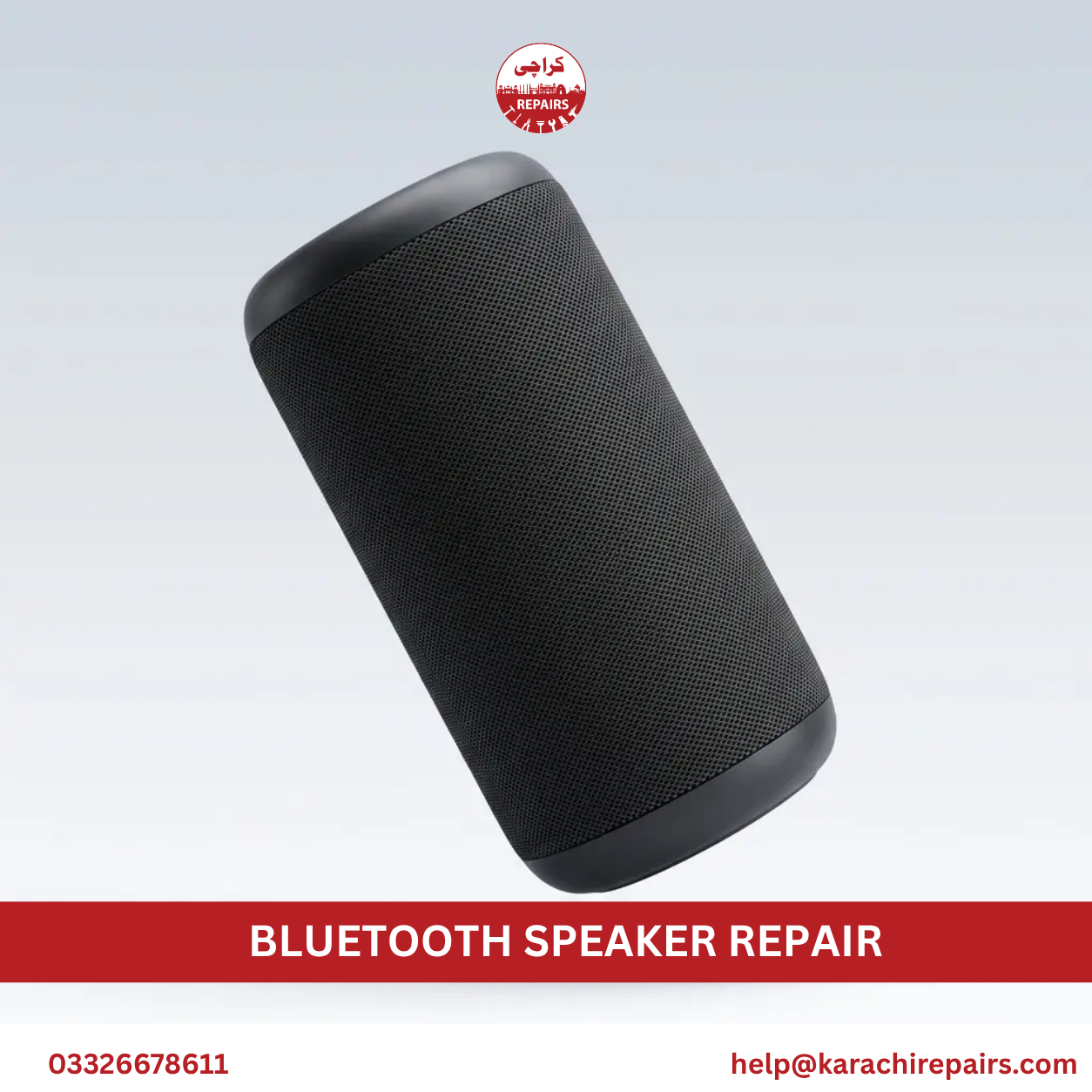 Karachi Repairs technician testing sound quality after speaker repair
