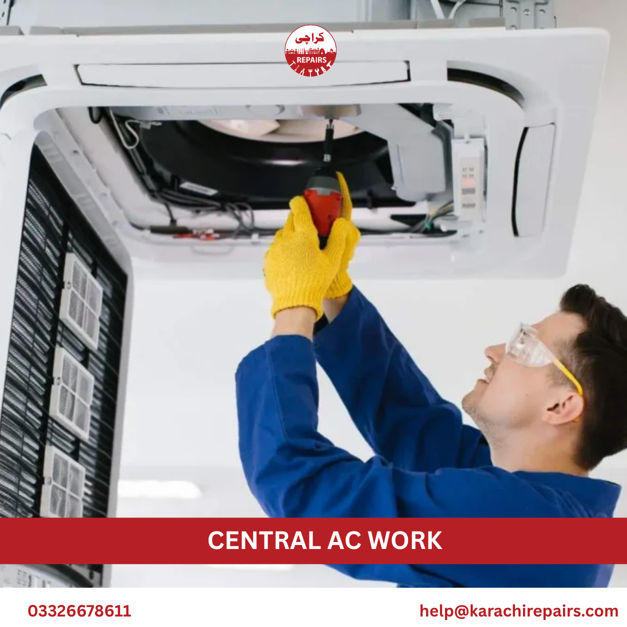Central AC compressor unit repair Karachi