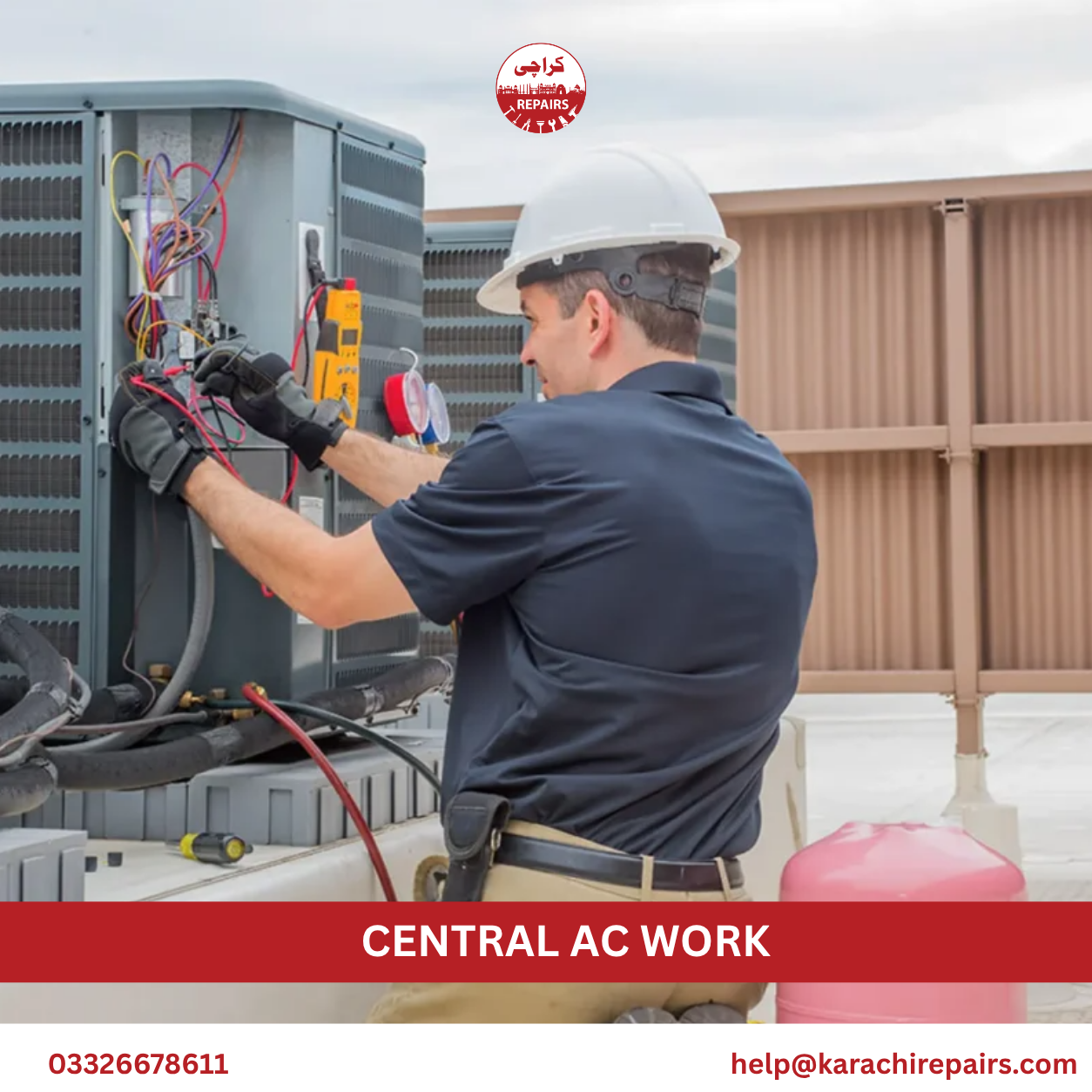 Central AC ductwork installation Karachi Repairs
