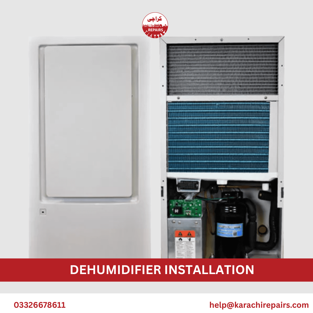 Dehumidifier Installation in Karachi by Karachi Repairs