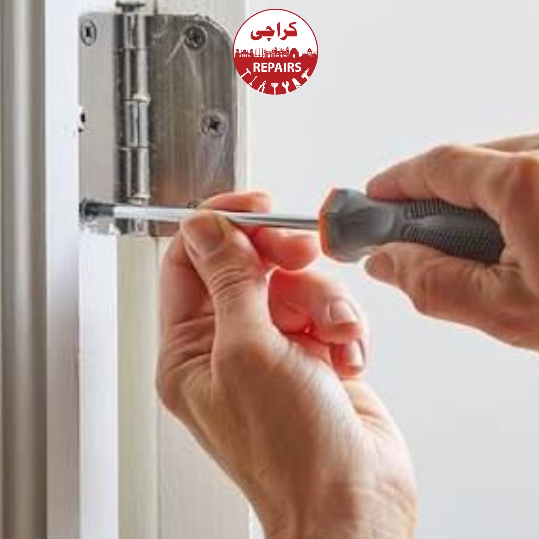 Commercial and residential heavy wooden door repair and installation in Karachi
