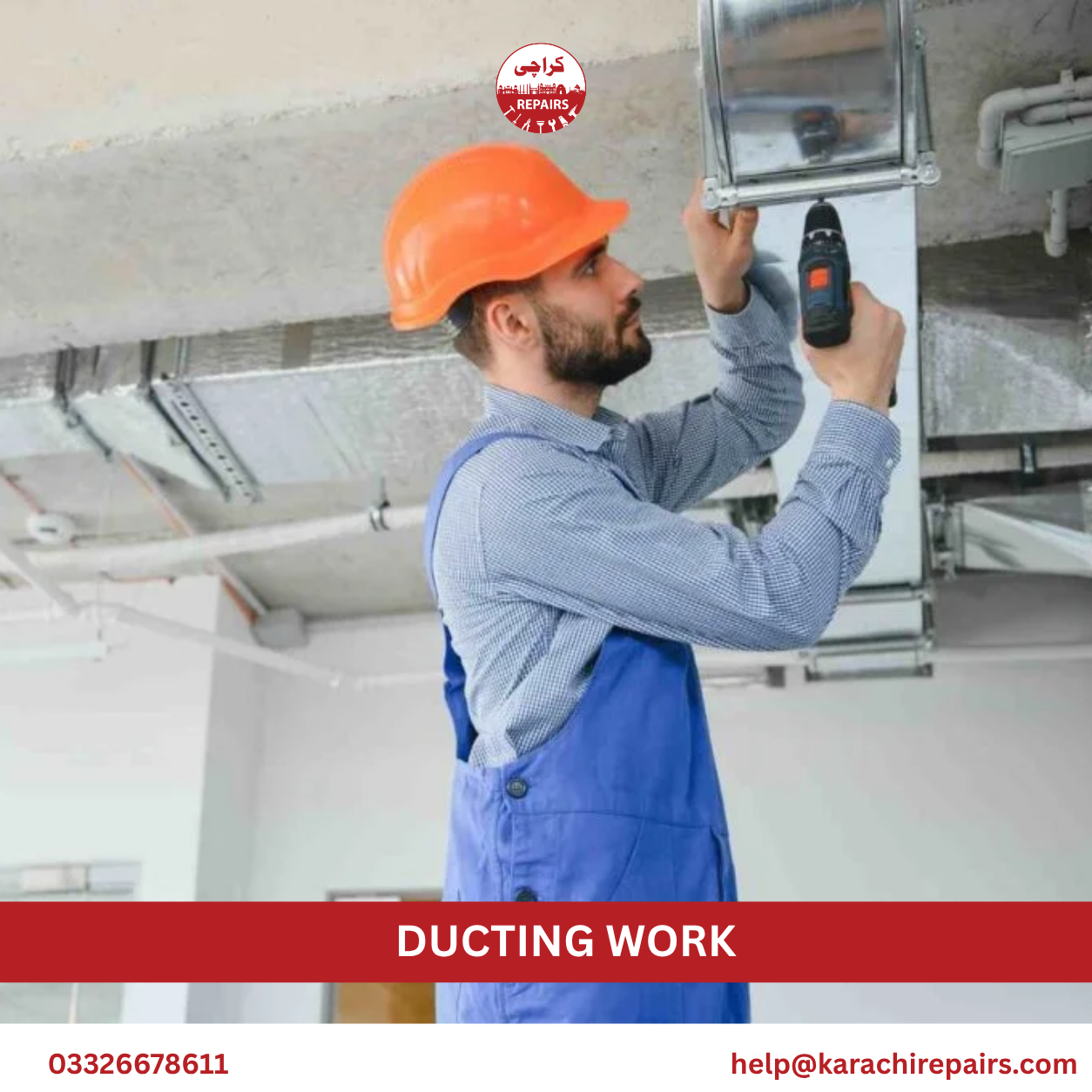 Ducting Work in Karachi by Karachi Repairs