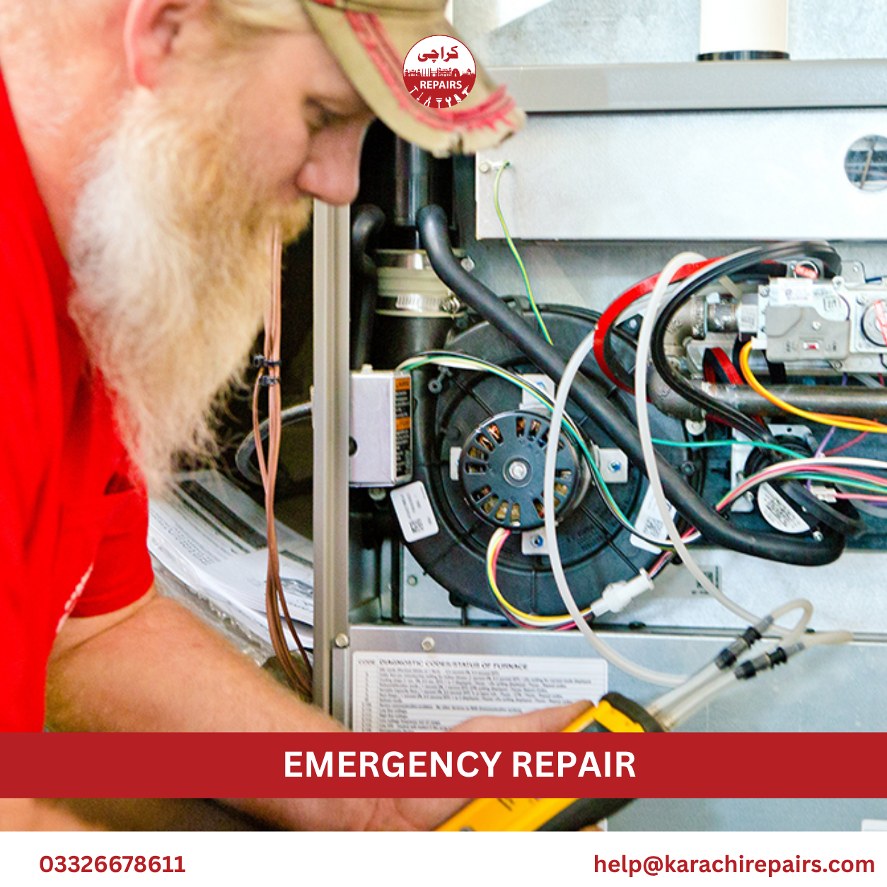 Karachi Repairs technician team dispatched for urgent appliance repair