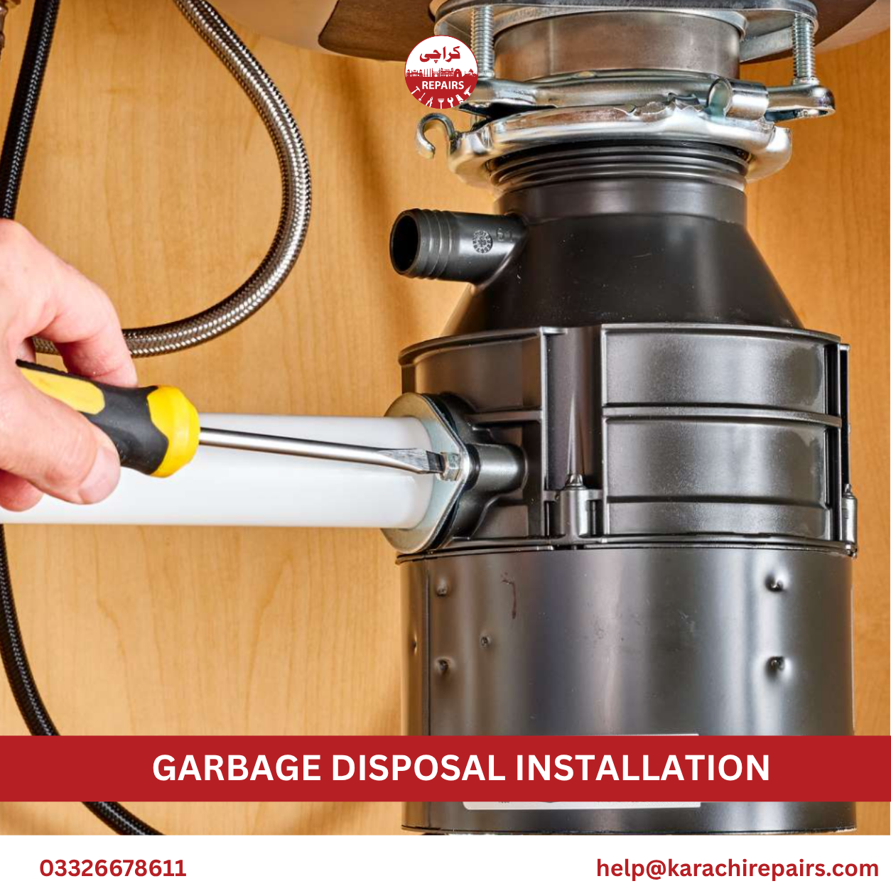Book Garbage Disposal Installation Service Karachi Repairs