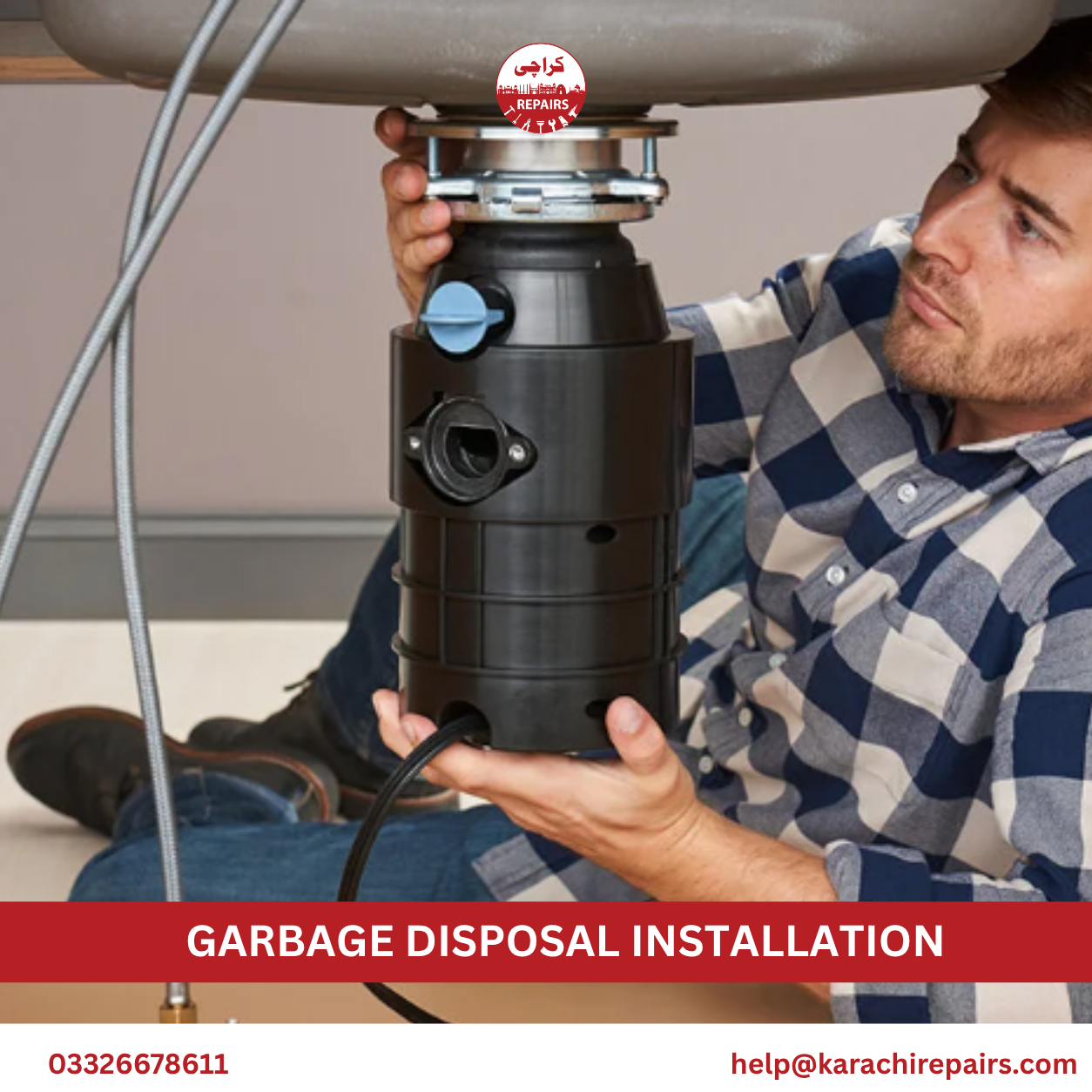 Garbage Disposal Installation Process Under Sink Karachi
