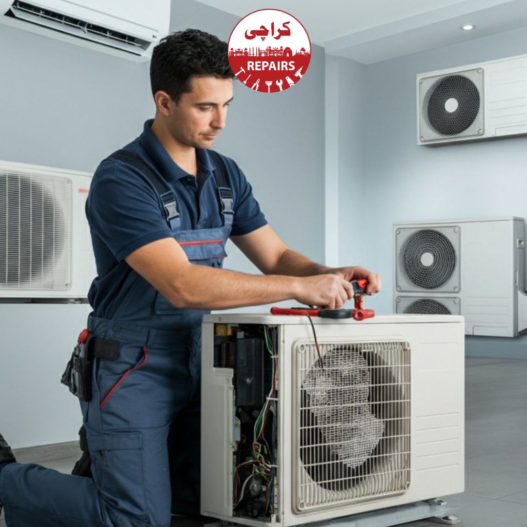 Commercial HVAC ducting and central air conditioning installation in Karachi