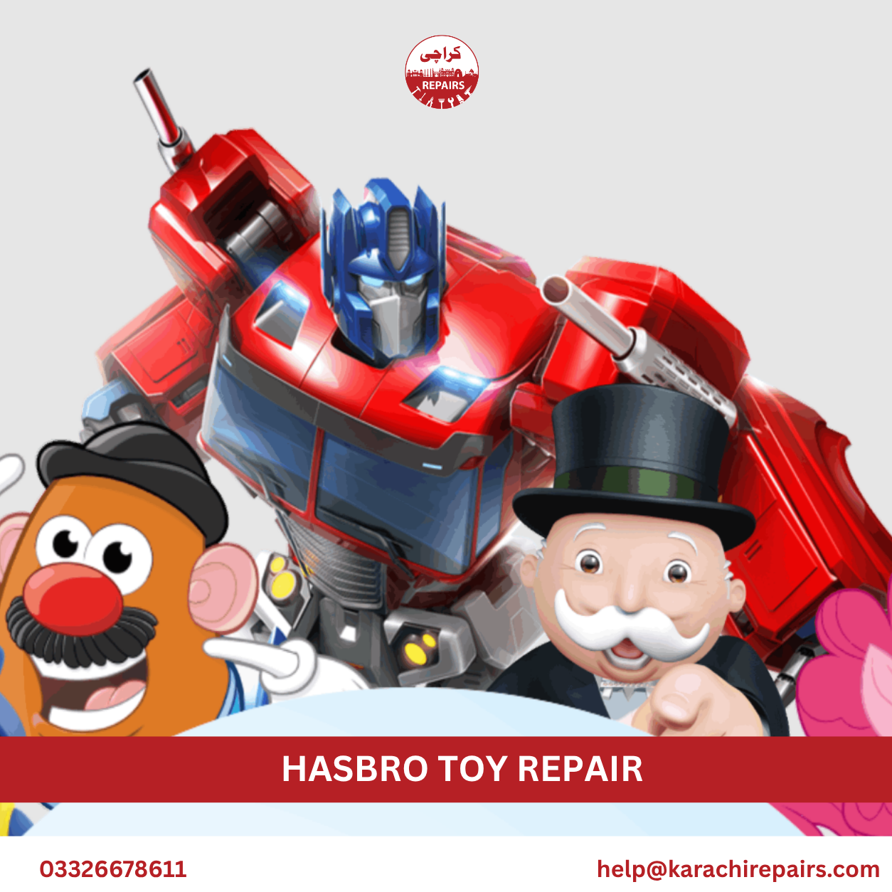 Hasbro Toy Repair in Karachi