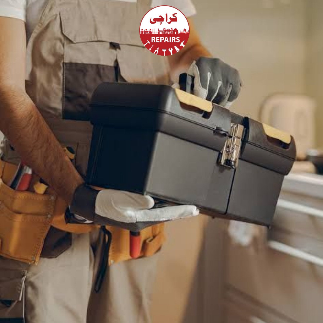 Professional safely repairing house issues and doing maintenance work