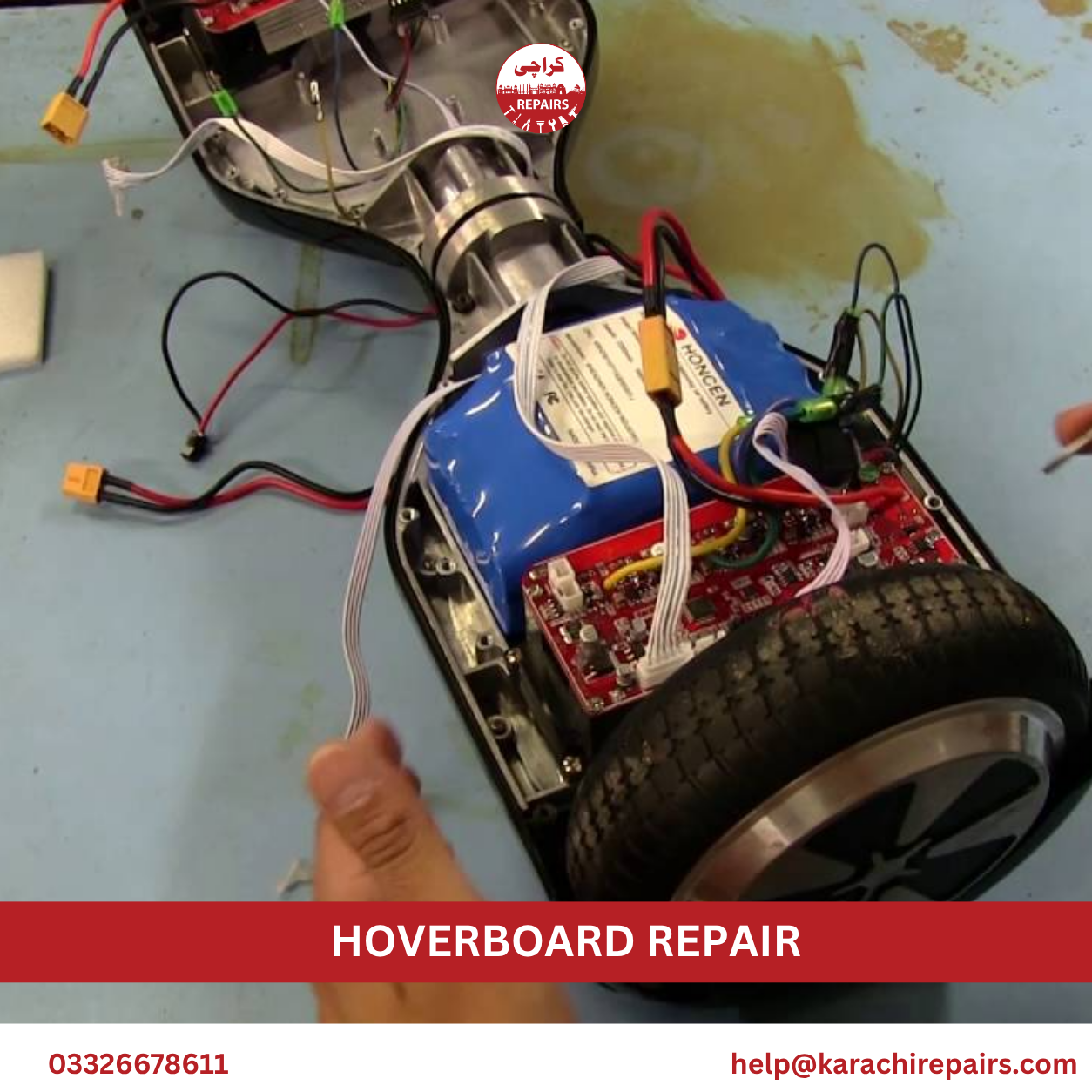 Different hoverboard models repaired by Karachi Repairs