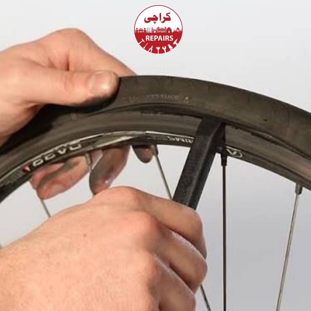 Professional Bicycle Inner Tube Replacement and Flat Tire Repair in Karachi