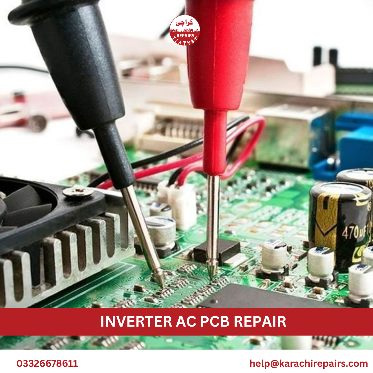 Inverter AC PCB Repair in Karachi by Karachi Repairs
