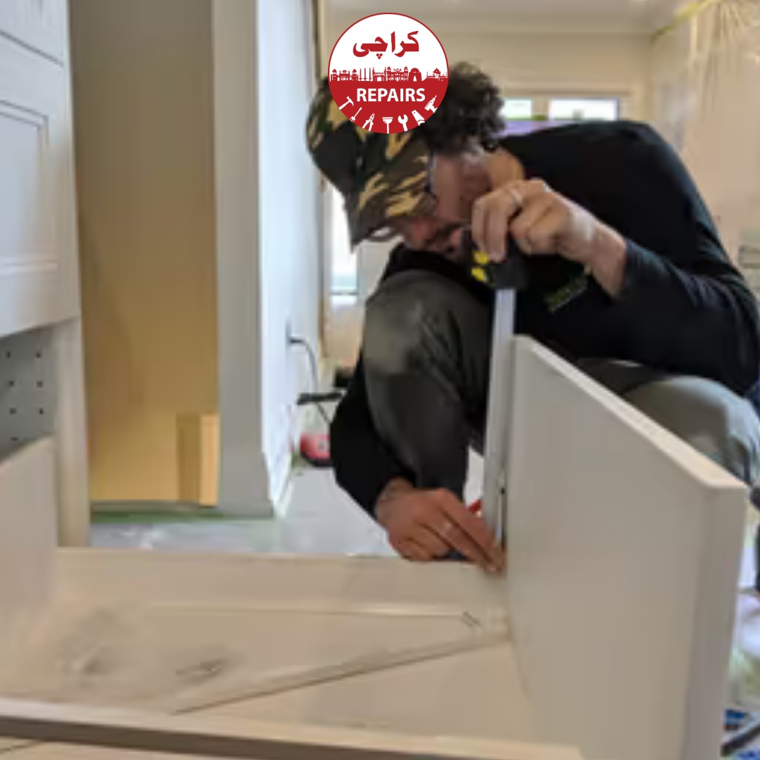 Commercial and residential kitchen cabinet repair and installation in Karachi
