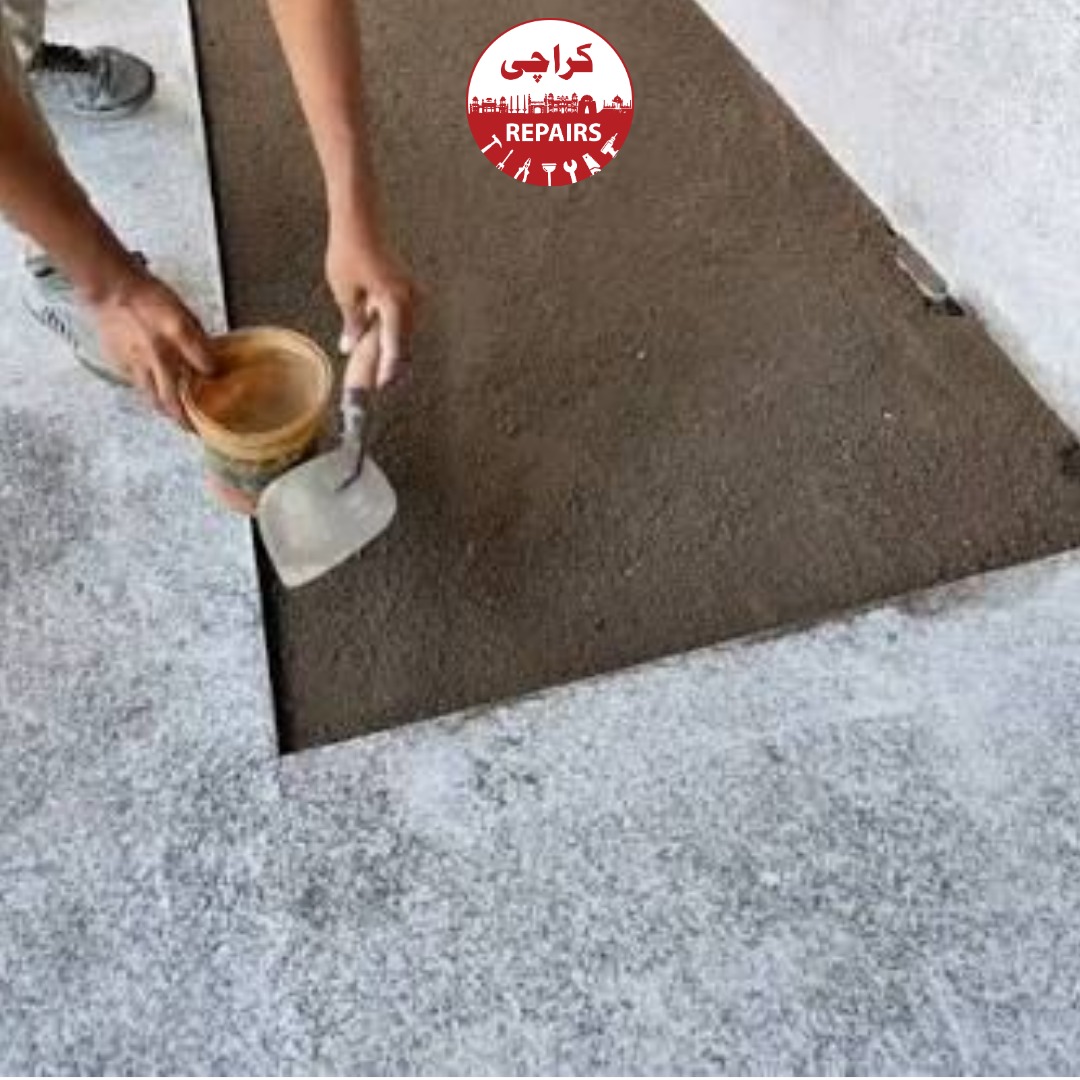 High quality Ziarat White and imported marble installation in Karachi residence
