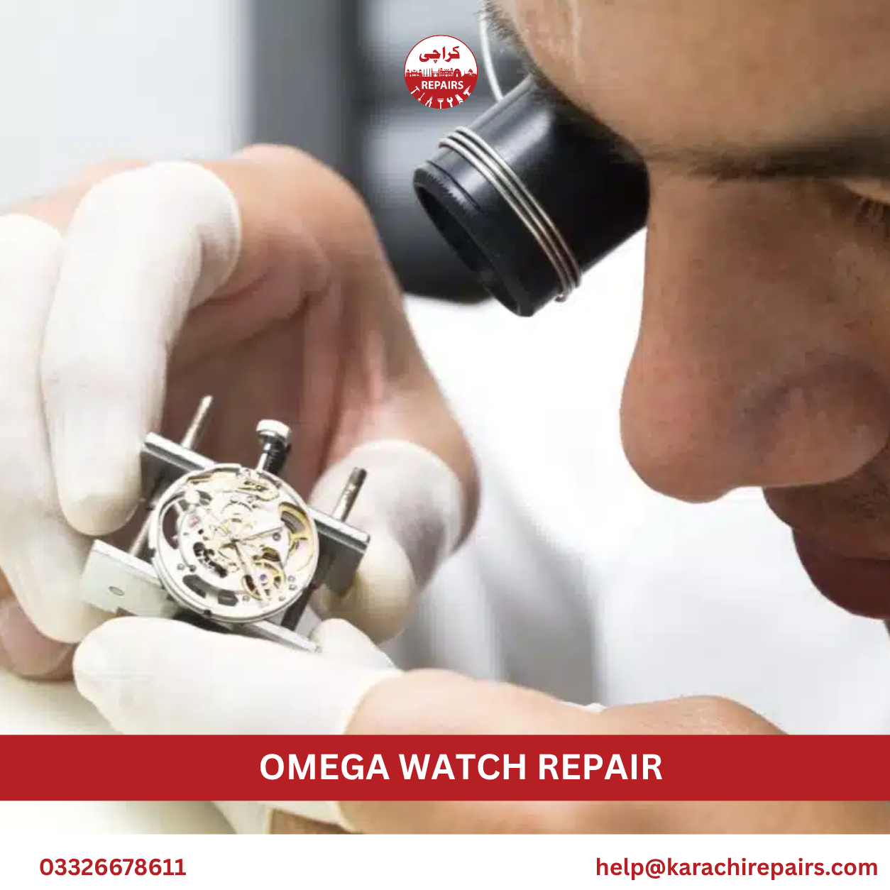 Different Omega watch models serviced at Karachi Repairs