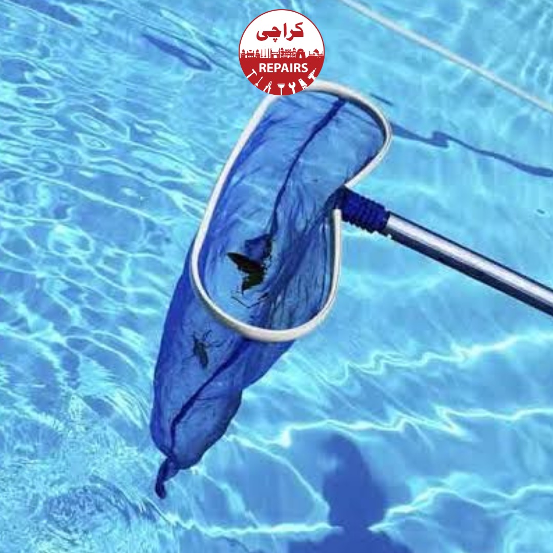 Various types of pools including private villas and commercial pools being serviced in Karachi