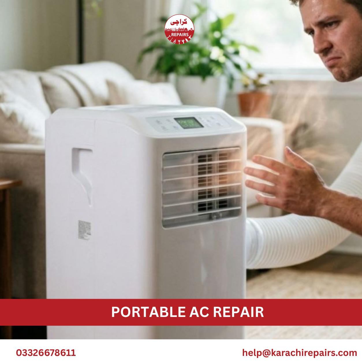 Portable AC Repair in Karachi by Karachi Repairs