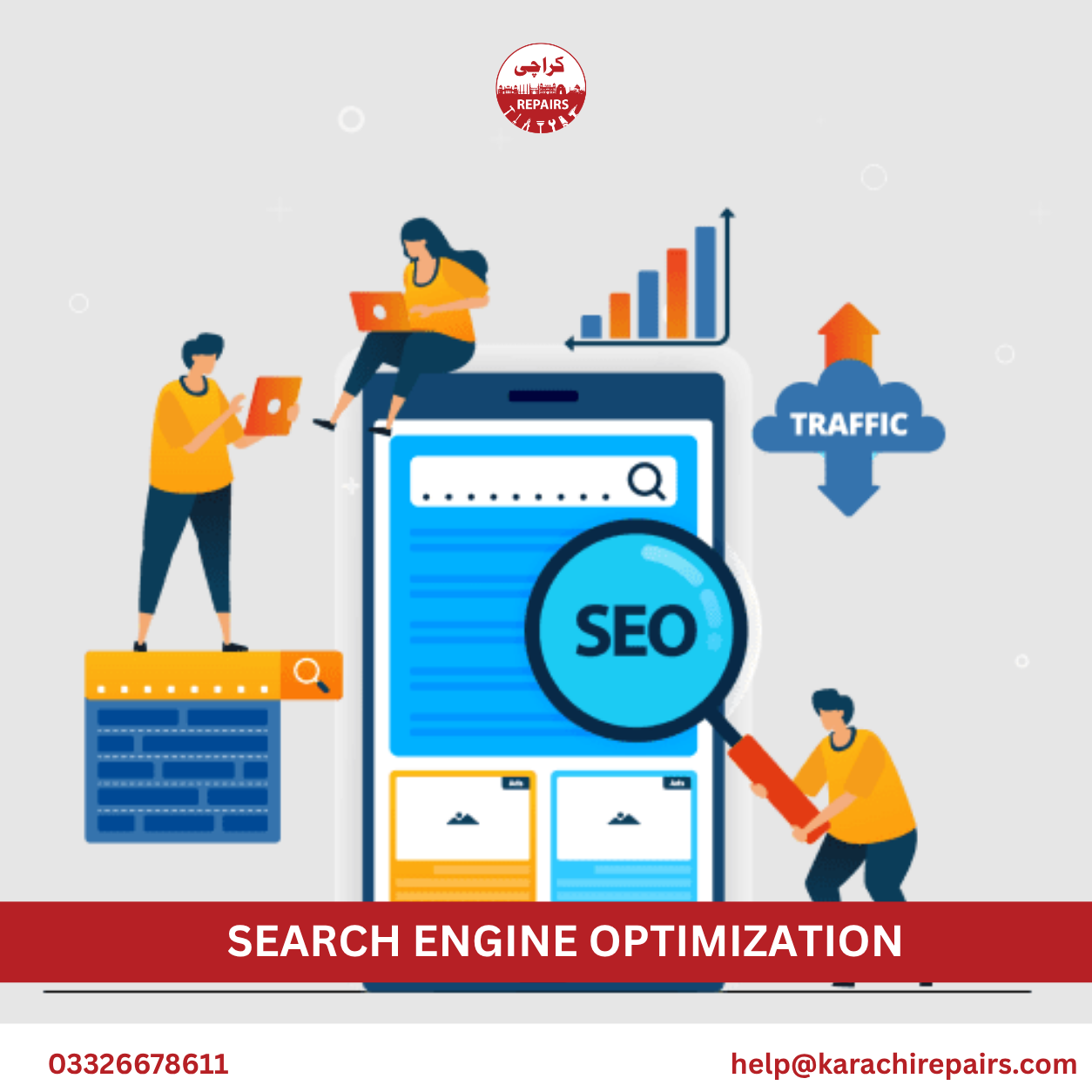 Search engine optimization process and monthly reporting for Karachi businesses