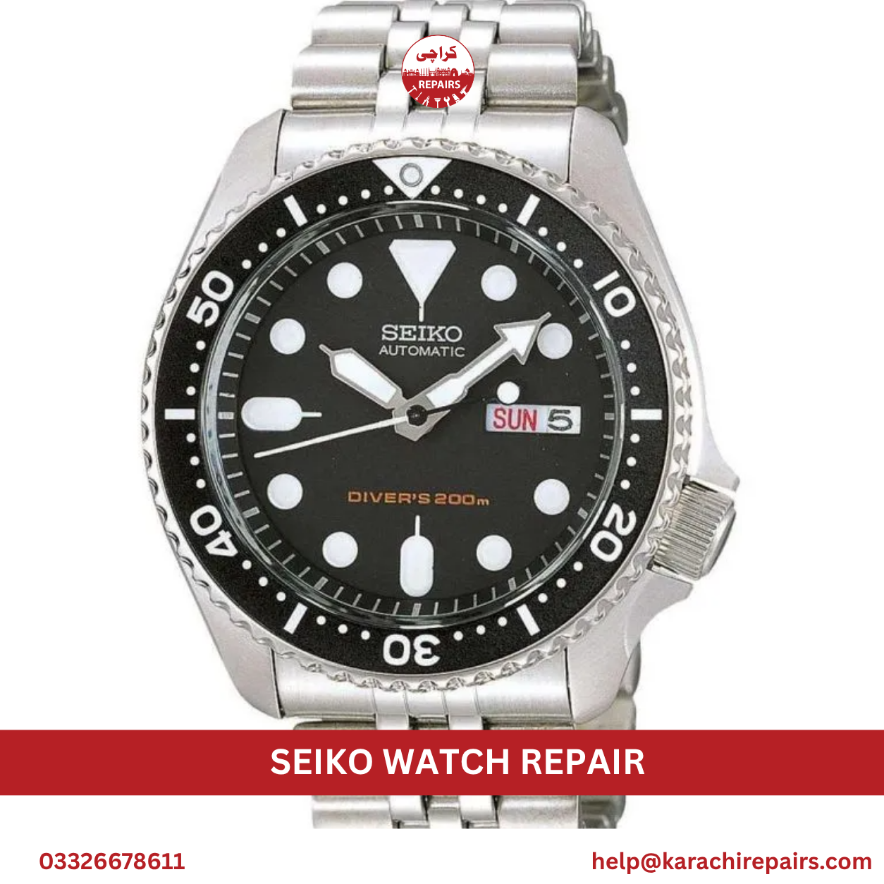 Common Seiko watch problems fixed by Karachi Repairs