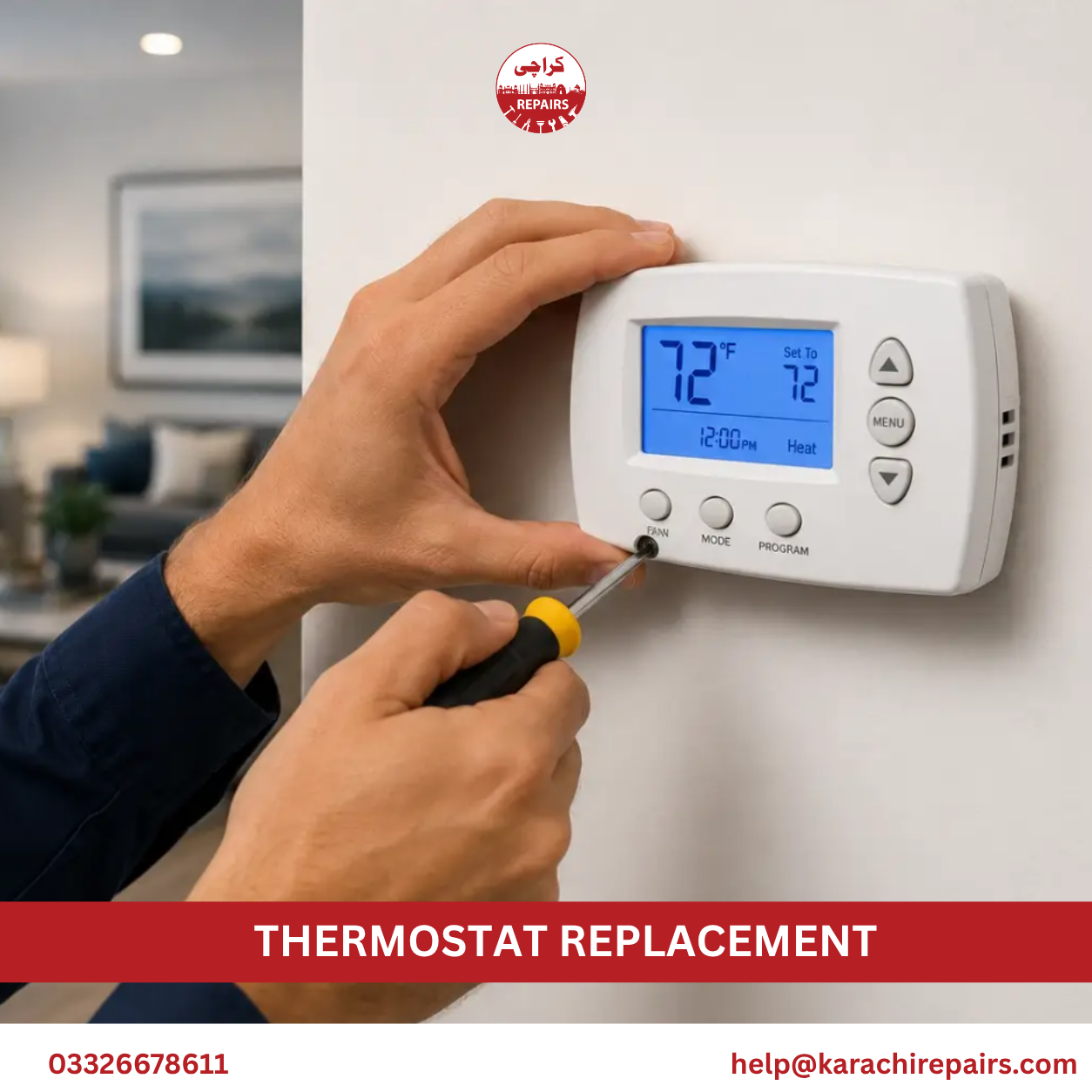 Faulty thermostat causing inconsistent cooling temperature