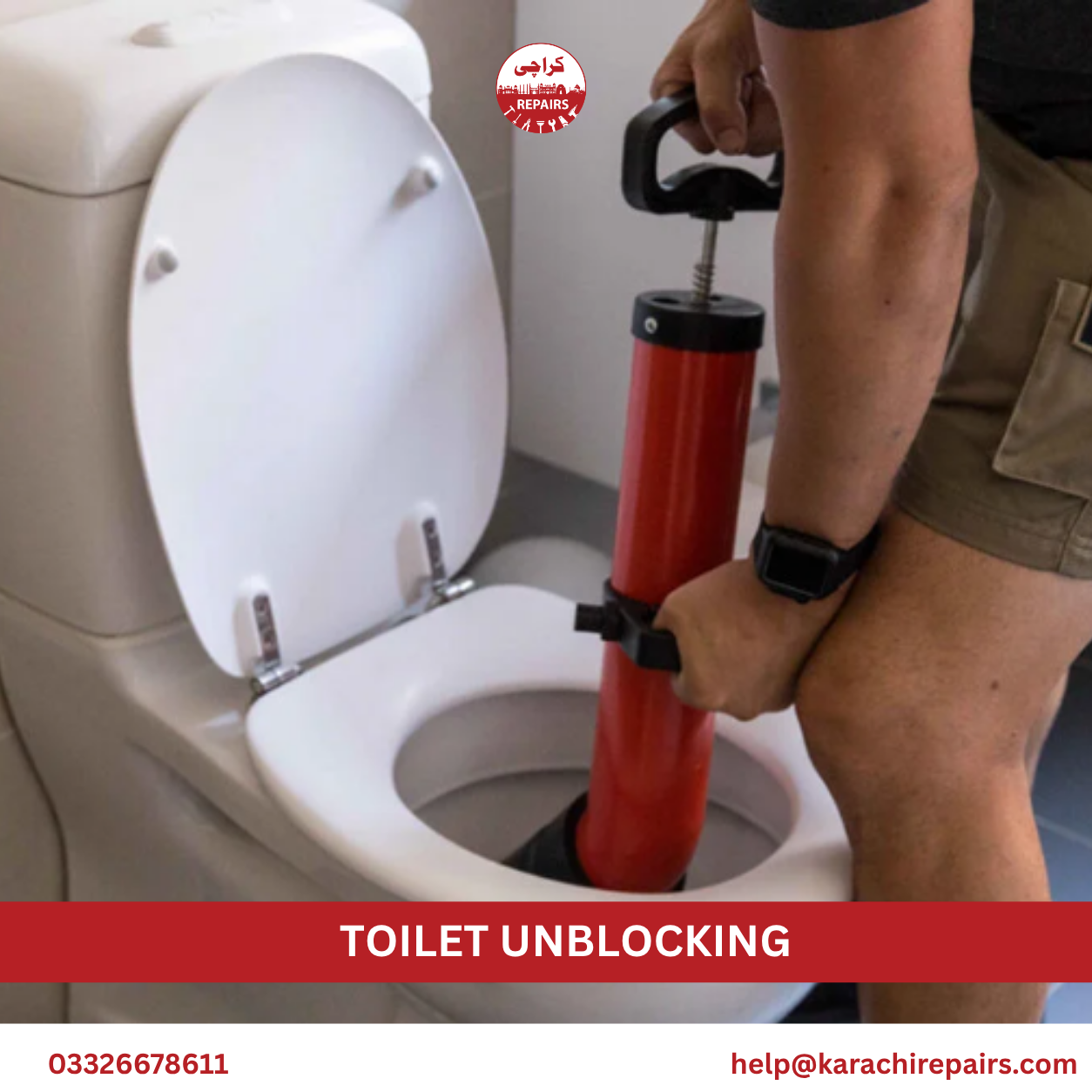 Professional toilet unblocking tools Karachi Repairs