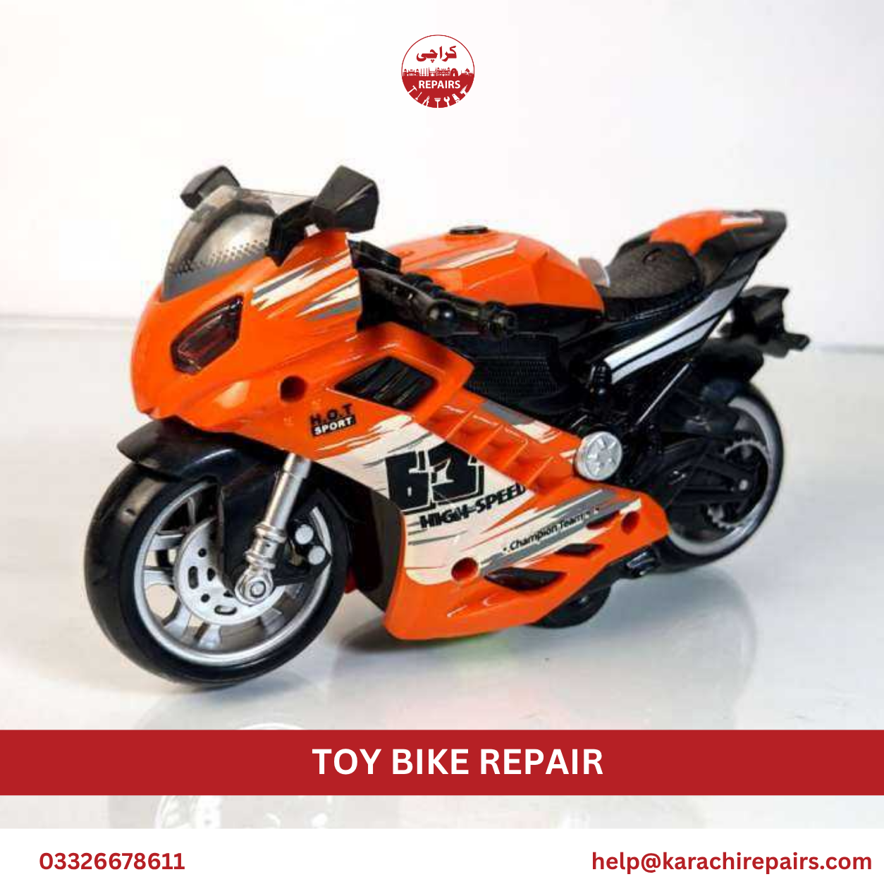 Toy Bike Repair in Karachi