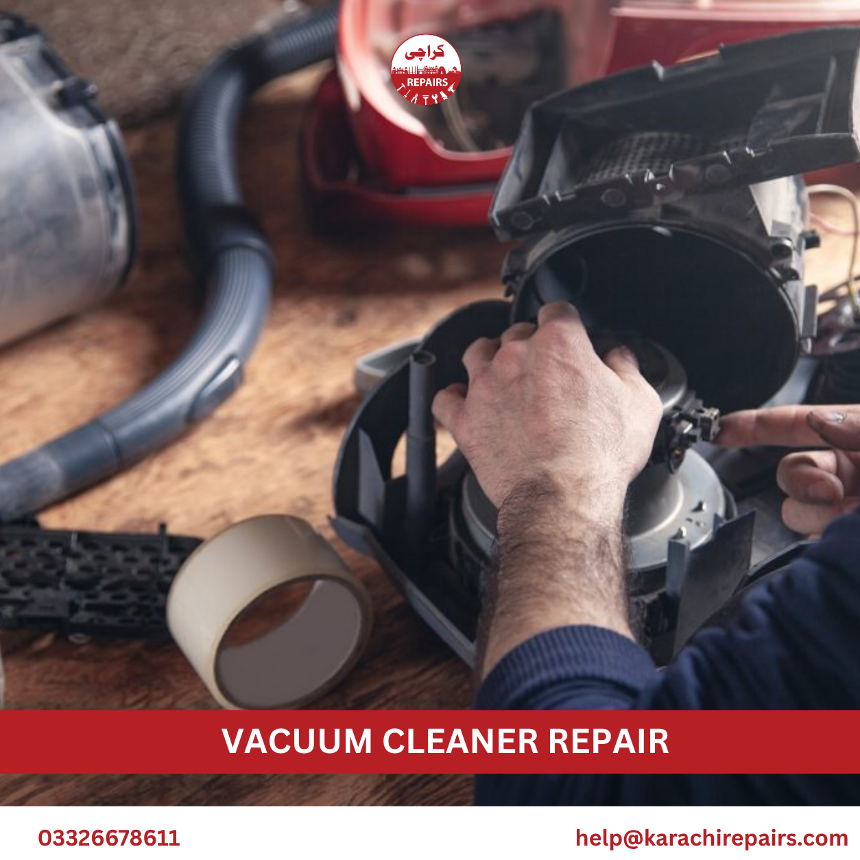 Vacuum Cleaner Repair in Karachi
