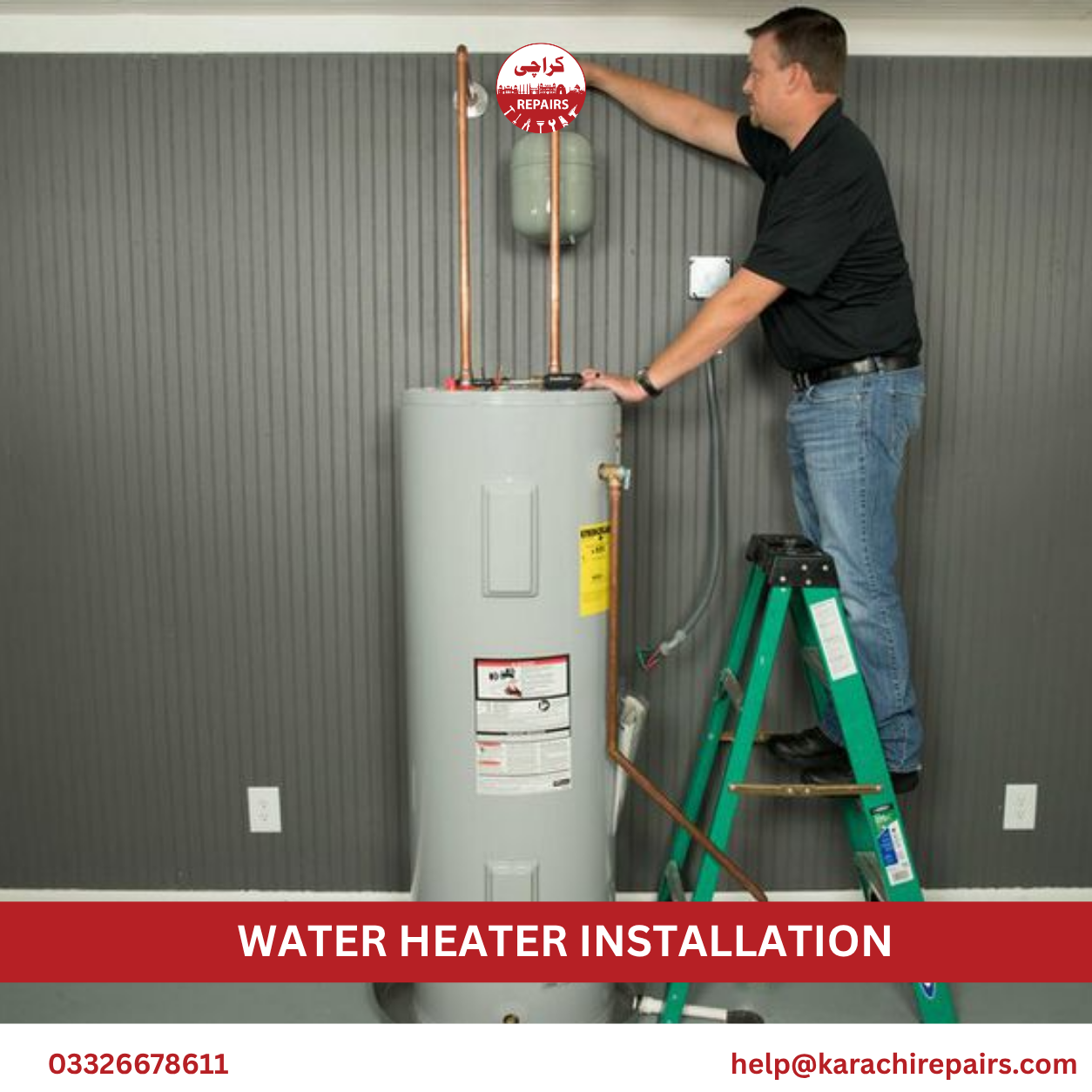 Electric and Gas Geyser Installation Karachi