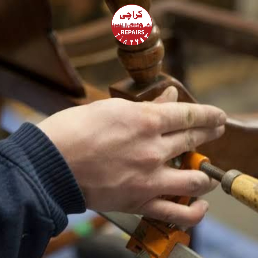 Commercial and residential wooden chair repair and reinforcement in Karachi