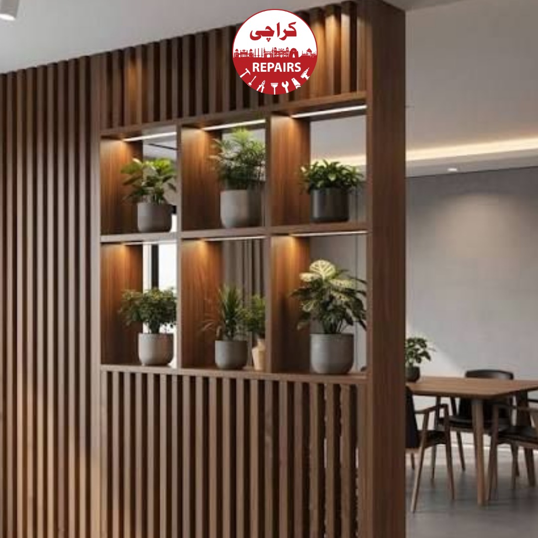 Professional Wooden Partition and Carpentry Services in Karachi by Karachi Repairs