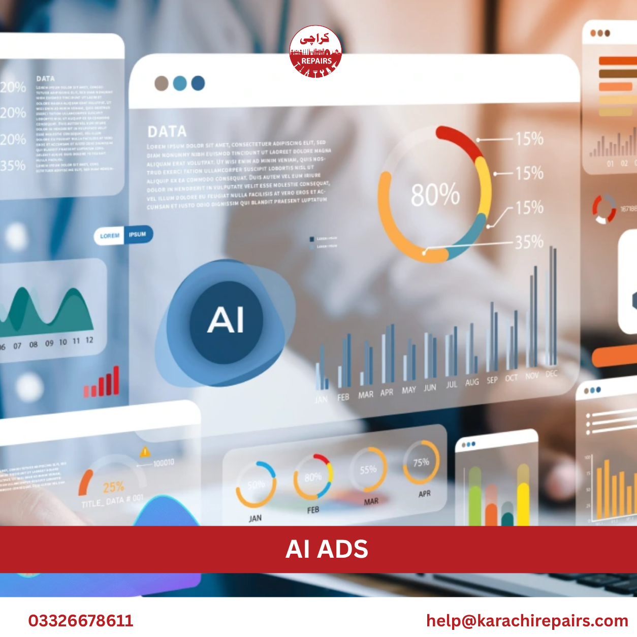 Karachi Repairs ads team available across Karachi within 30 minutes