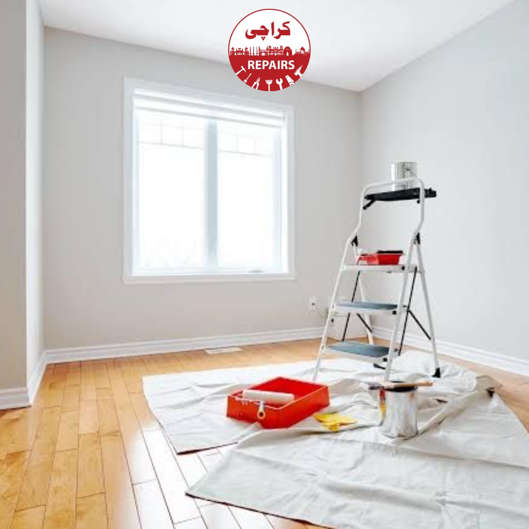 Professional Apartment Painting Service and Flat Wall Coloring in Karachi