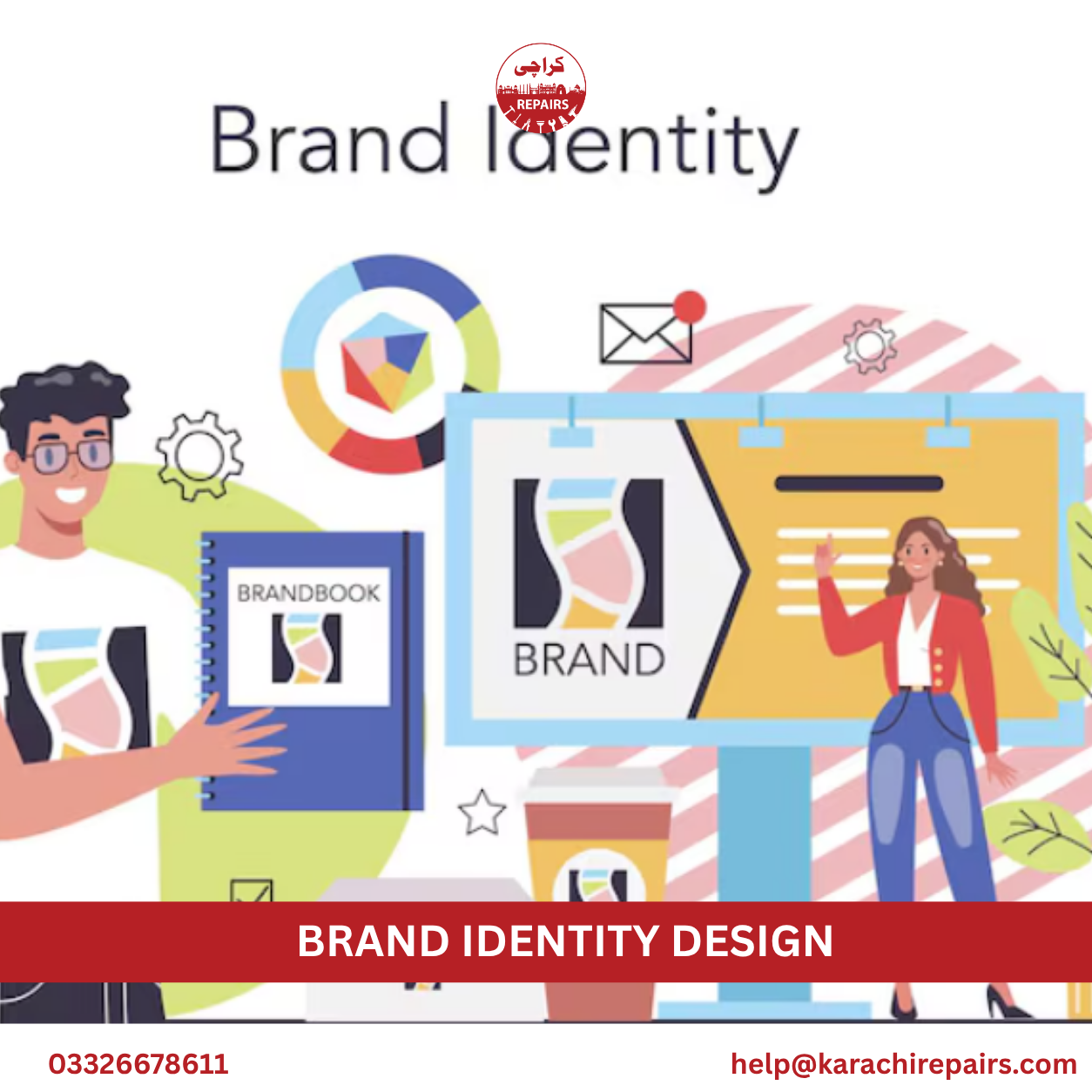 Brand identity design process from discovery to guidelines