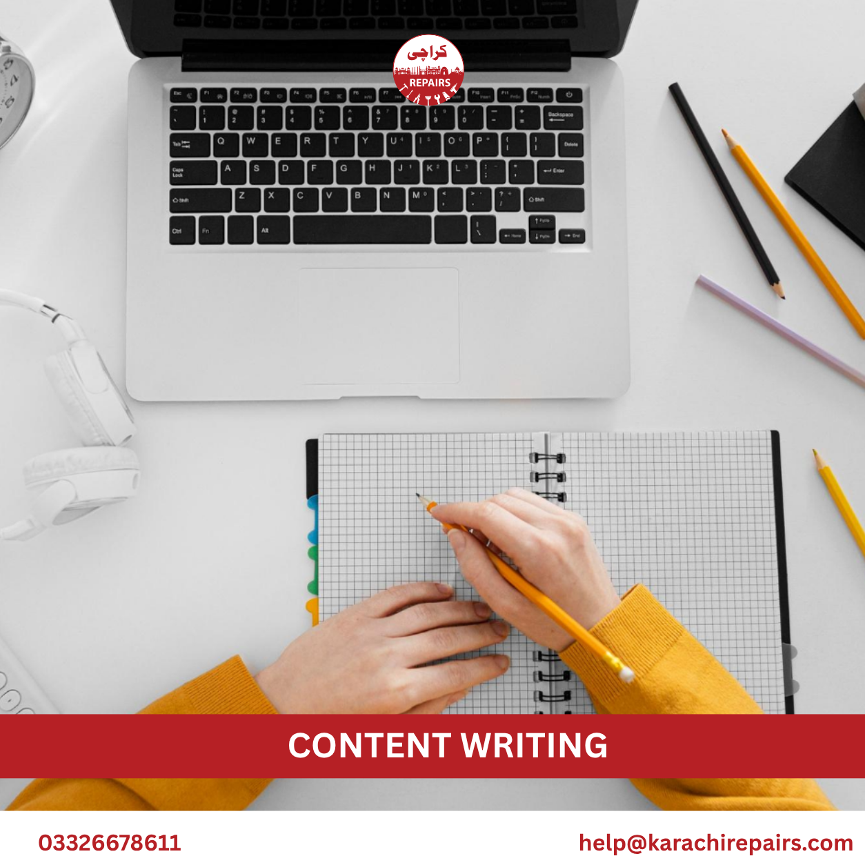 Karachi Repairs content team available across Karachi within 30 minutes