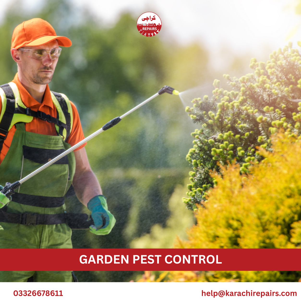 Garden Pest Control Service in Karachi