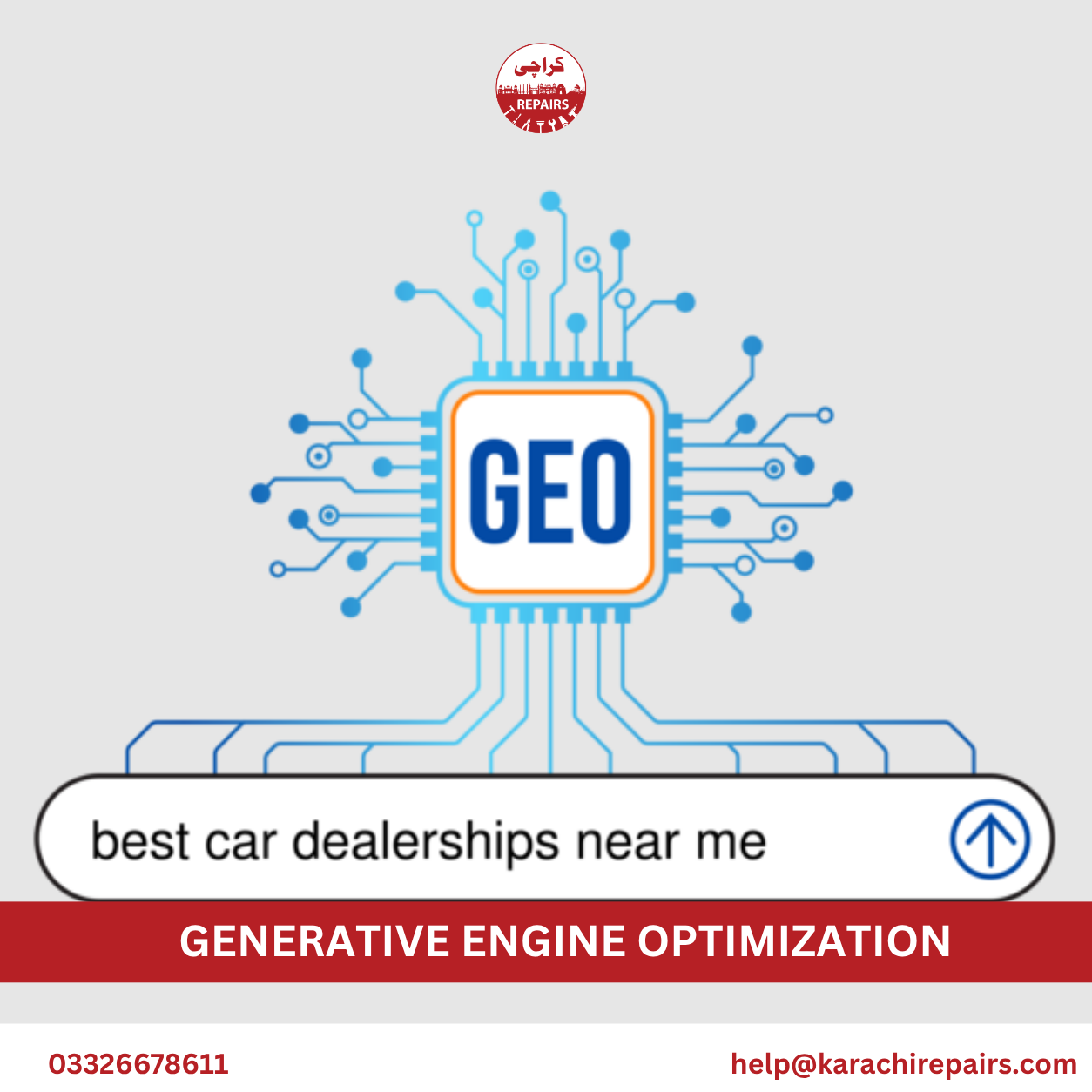 Generative engine optimization results and reporting by Karachi Repairs