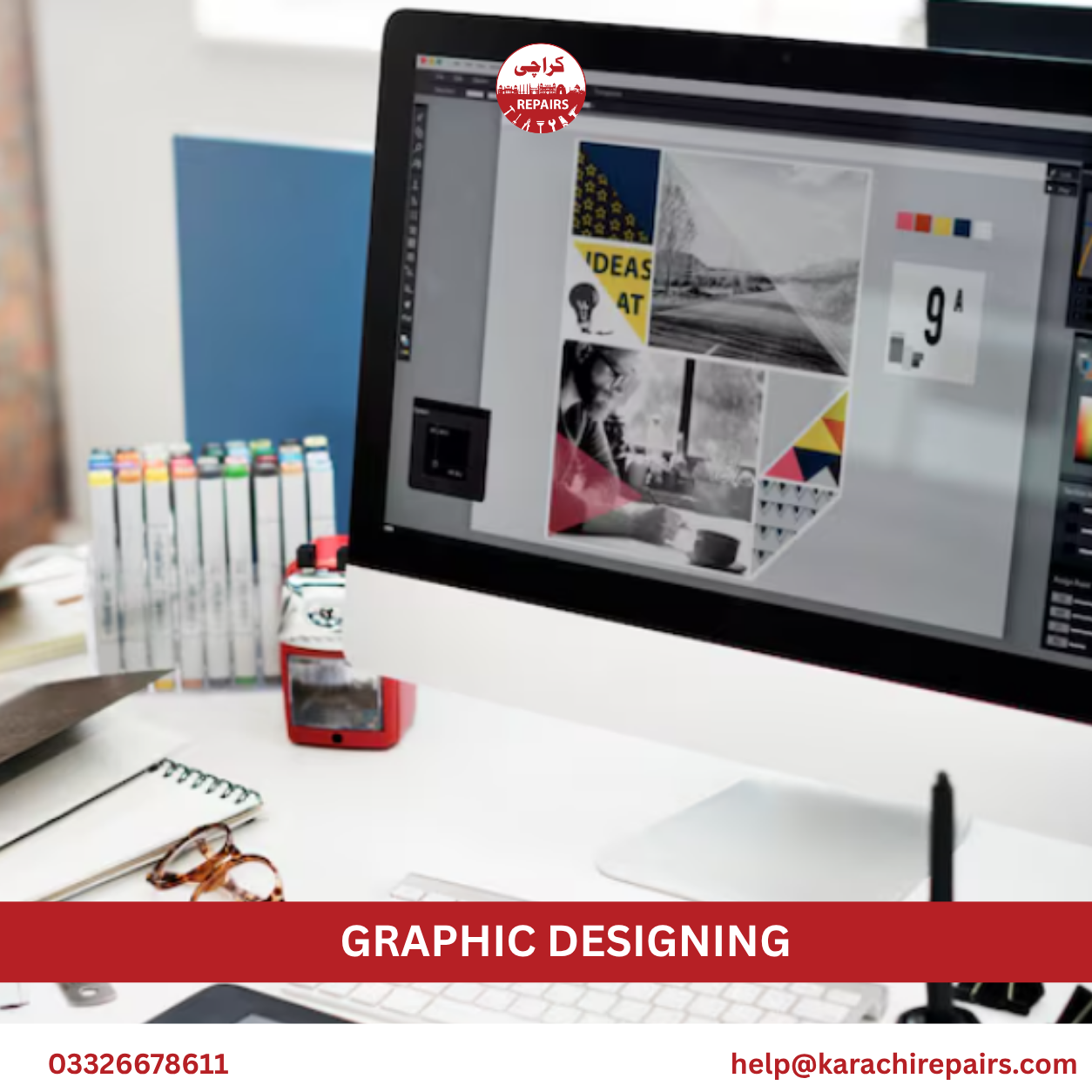 Karachi Repairs design team available across Karachi within 30 minutes