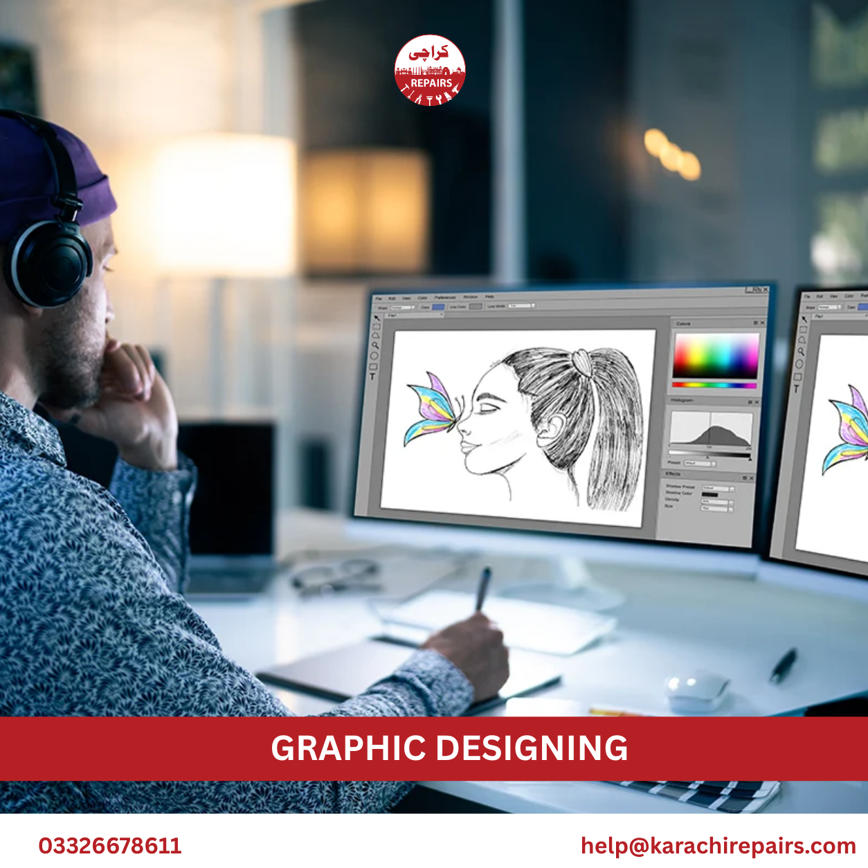 Graphic design process from brief to final delivery