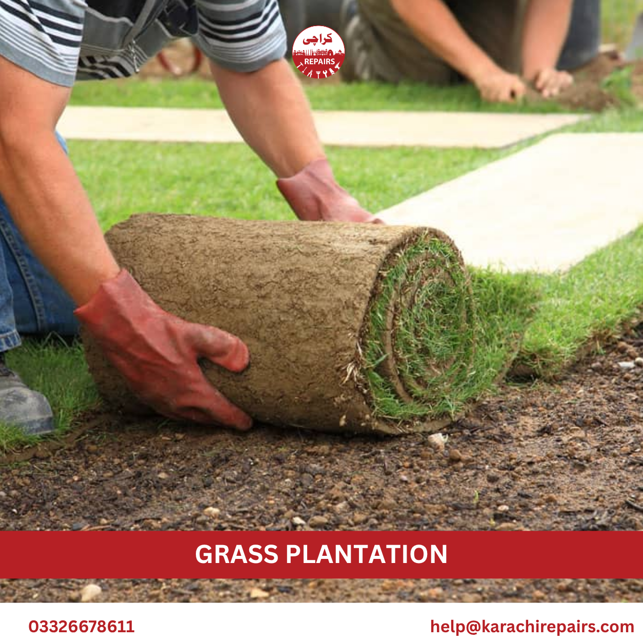 Grass Plantation Service in Karachi