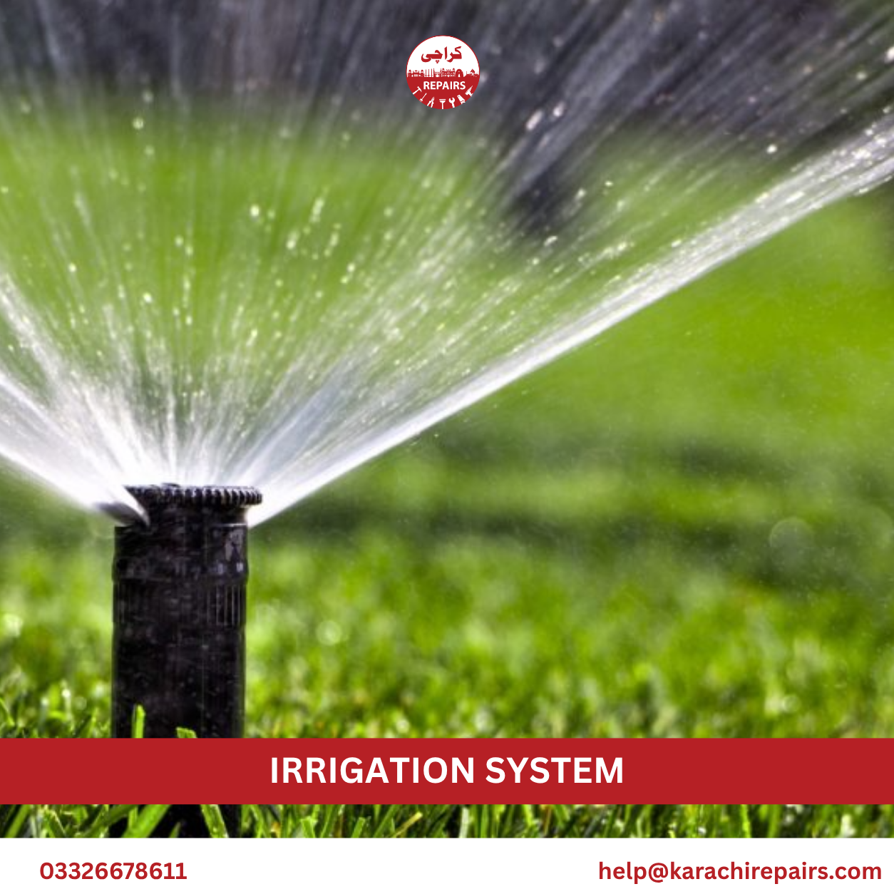Garden Irrigation System Installation in Karachi