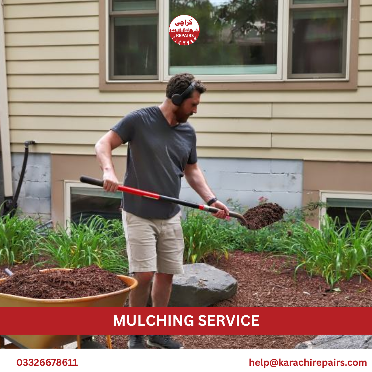 Garden Mulching Service in Karachi