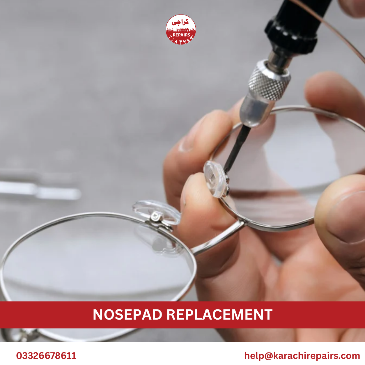 Nosepad Replacement in Karachi
