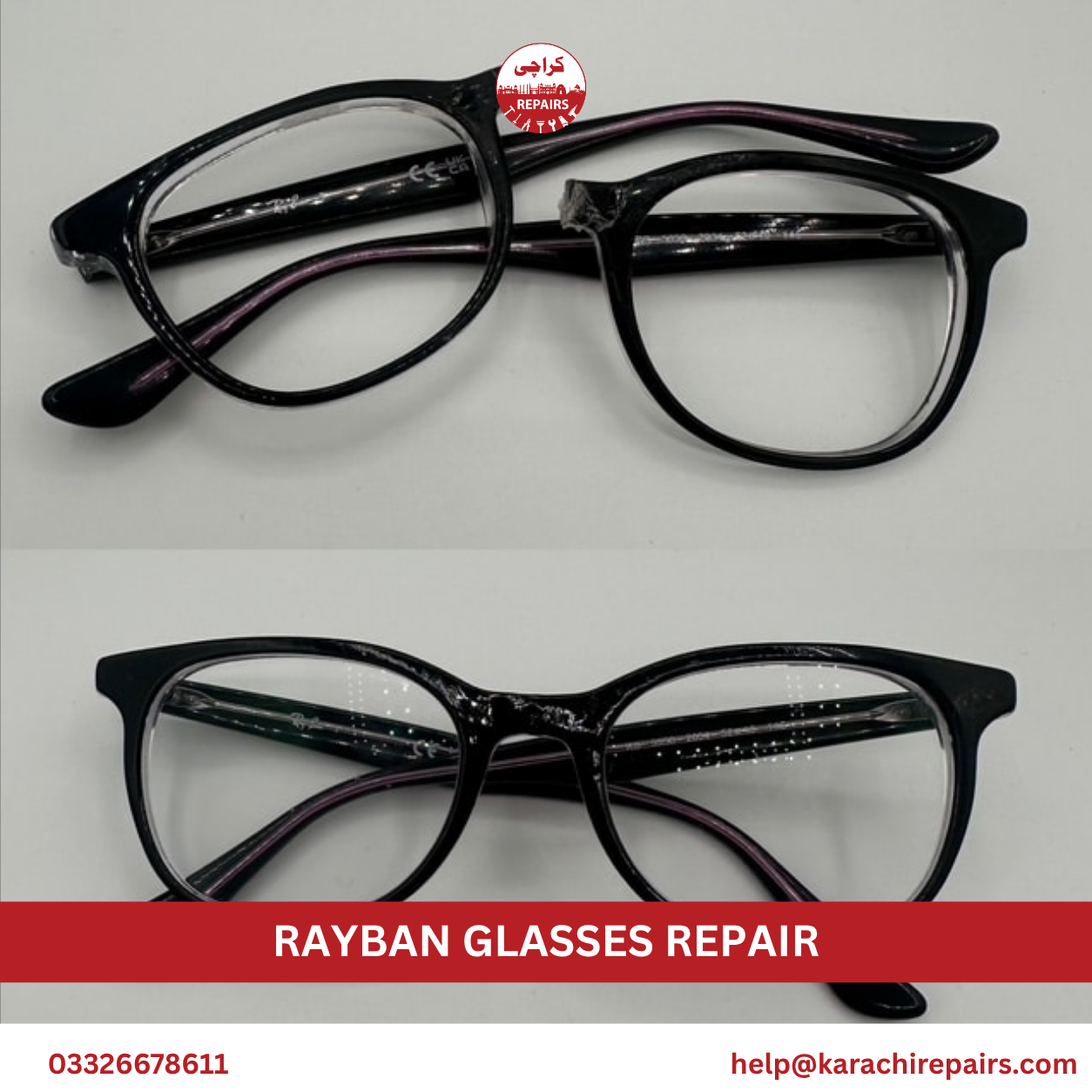 Rayban Glasses Repair in Karachi