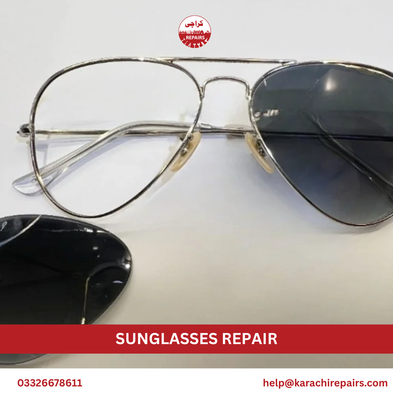 Sun Glasses Repair in Karachi